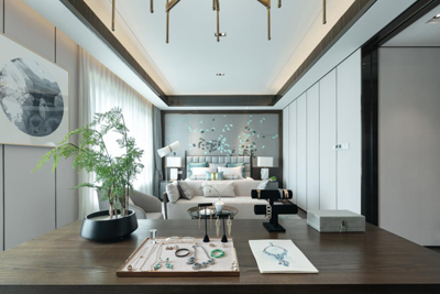 金輝·中央云著主臥實景圖