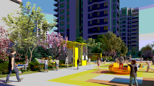 金輝地產(chǎn)項目金輝觀瀾云著效果圖