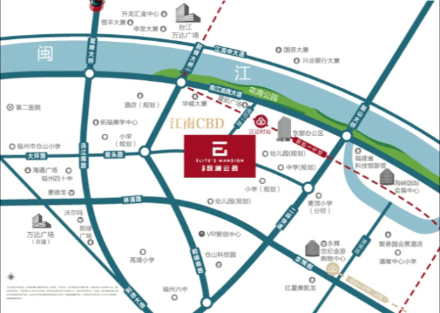 金輝地產(chǎn)項目金輝觀瀾云著地圖區(qū)位